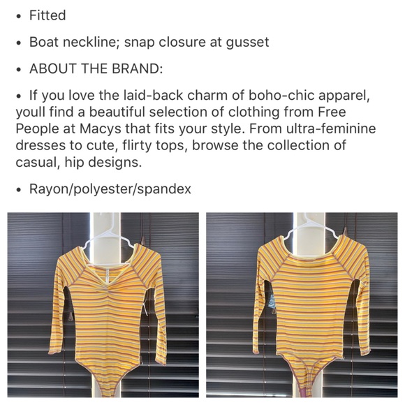 Free people bodysuit - Picture 2 of 7